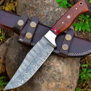 Damascus Steel Hunting Knife
