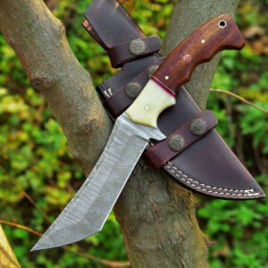 Damascus Steel Hunting Knife