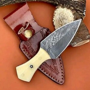 Damascus Steel Push Dagger