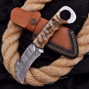 Damascus Steel Karambit-Style Gut Hook