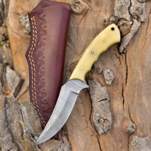 Damascus Steel Skinner Knife